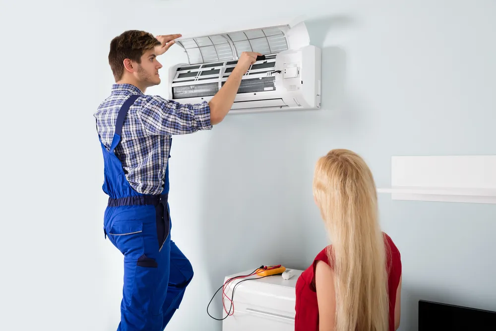 AC service appointment with qualified repair technician available today